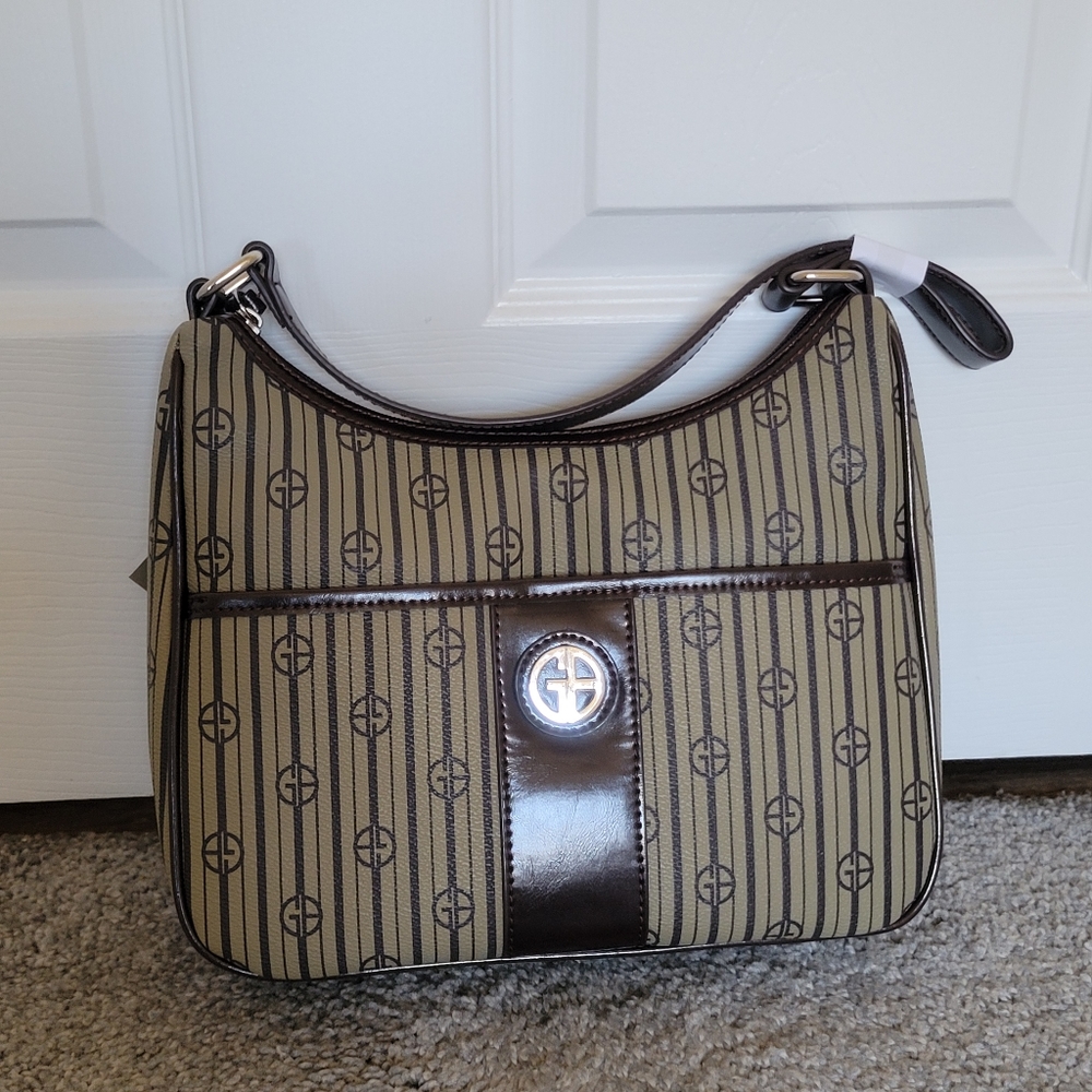 NWT Giani Bernini Satchel Shoulder Bag with Five Pockets